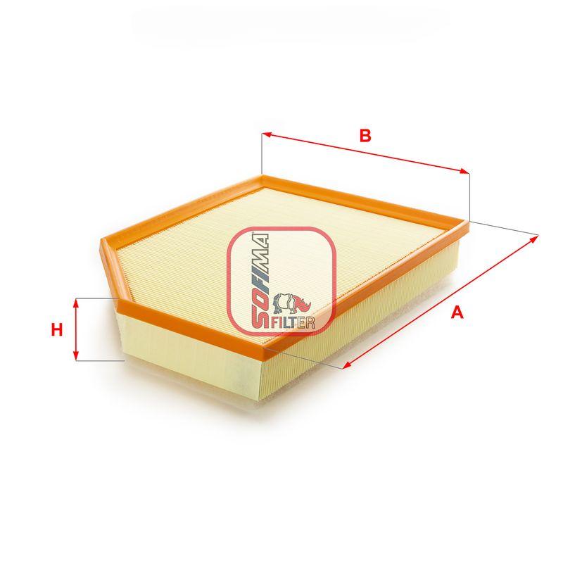 Повітряний фільтр, фільтрувальний елемент, Sofima S3341A
