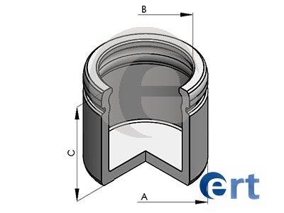 Поршень, гальмівний супорт, Ert 150595-C