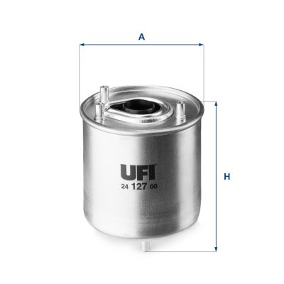 Фільтр палива, фільтрувальний елемент, PSA 1.6 HDI 10-, Ufi 24.127.00