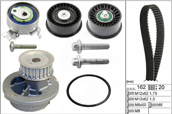 Водяний насос + зубчастий ремінь, Ina 530044132
