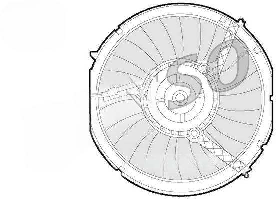 Вентилятор, система охолодження двигуна, Denso DER02003