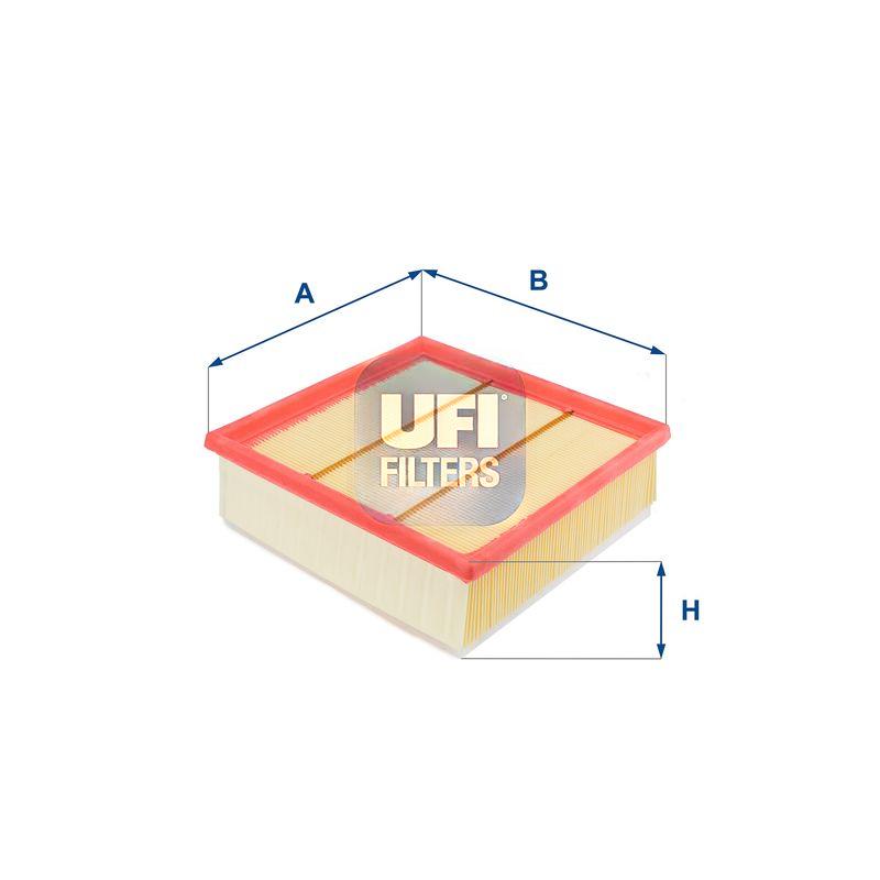 Повітряний фільтр, фільтрувальний елемент, ALFA ROMEO MITO (955) 08-,FIAT DOBLO вэн (152, 263) 10-,DOBLO c бортовой, Ufi 30.297.00