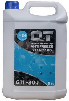 Антифриз qt meg standard -30 g11 синій 5кг, Qt-Oil QT553305