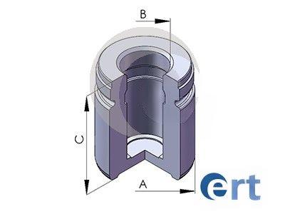Поршень, гальмівний супорт, Ert 150548-C