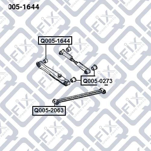 Опора, важіль підвіски, Q-Fix Q005-1644