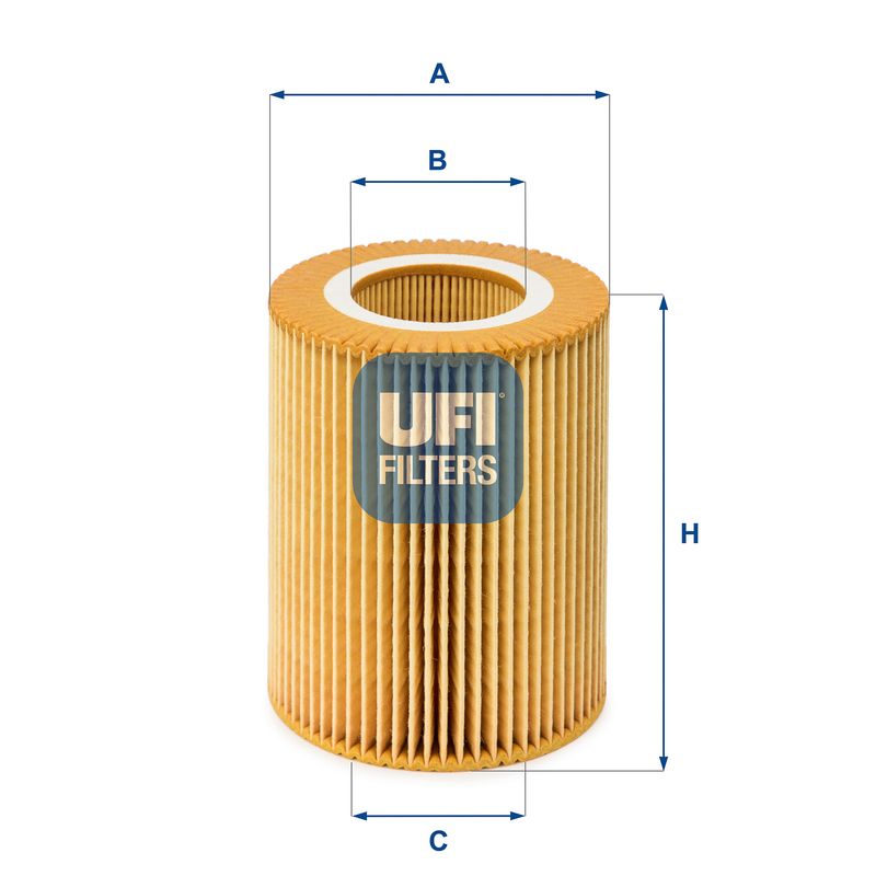 Оливний фільтр, Ufi 25.004.00