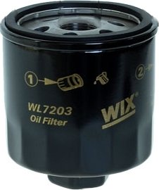 Оливний фільтр, фільтр для накручування, Audi A2, Seat Altea, Cordoba, Ibiza, Inca, Leon, Toledo, Skoda Fabia, Oct Wix Filters (WL7203), Wix Filters