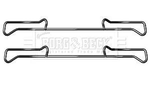 Комплект приладдя, накладка дискового гальма, Borg & Beck BBK1219
