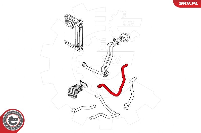 Шланг радіатора, Skv Germany 43SKV711