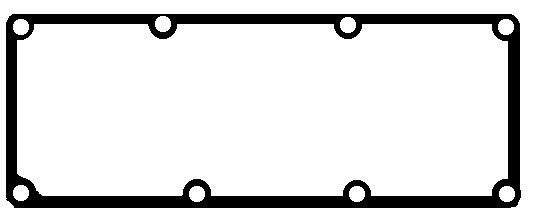 Ущільнення, кришка голівки циліндра, Renault Megane/Clio 1.4/1.6 mot.E7J/K7M, Bg Automotive RC4314