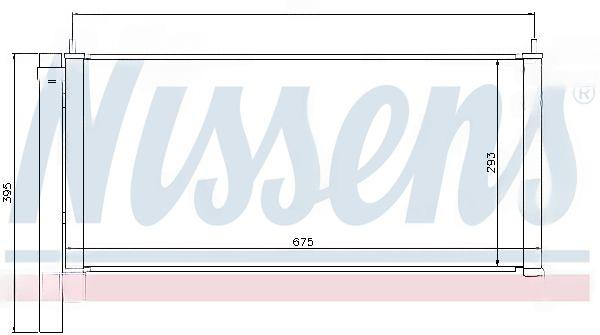 Конденсатор, система кондиціонування повітря, Nissens 940175