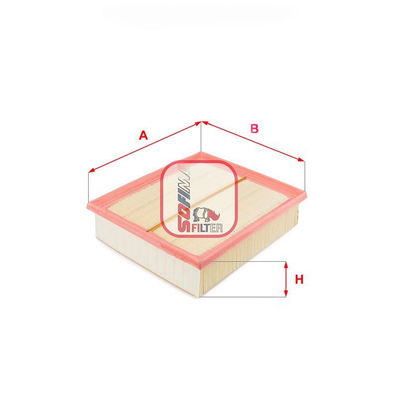 Повітряний фільтр, фільтрувальний елемент, Audi A4/A6 1.6-4.2 i/1.9TDI 94-05/VW Passat 1.8-4.0 i/1.9TDI 97, Sofima S3192A