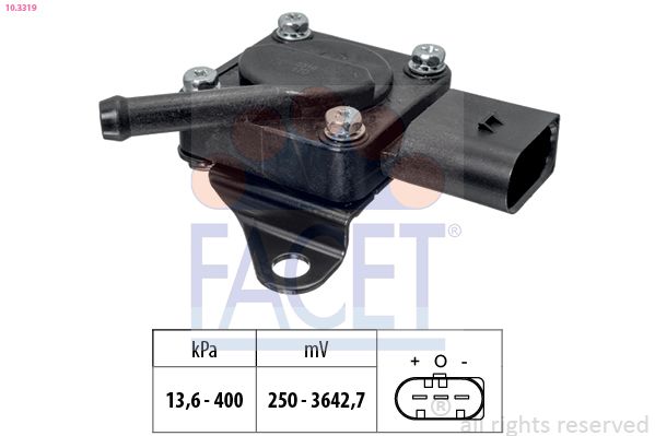 Датчик, тиск вг, Facet 10.3319