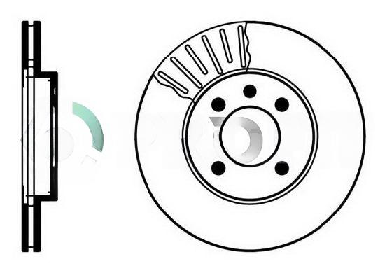 Гальмівний диск, Profit 5010-0207