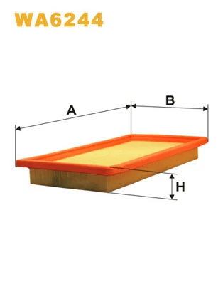 Повітряний фільтр, Wix Filters WA6244