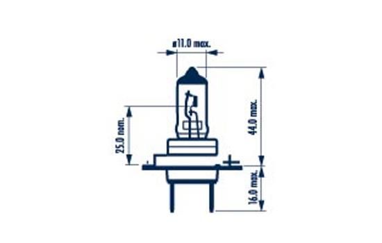 Лампа розжарювання, фара дальнього світла, Narva 483393000