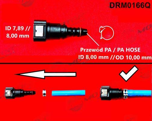 Шланговий з’єднувач, паливний шланг, Dr.Motor DRM0166Q