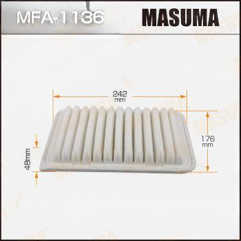 Повітряний фільтр, Masuma MFA1136