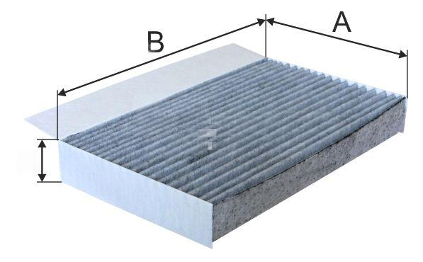 Фільтр, повітря у салоні, Mfilter K9044C