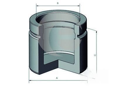 Поршень, гальмівний супорт, Ert 150932-C