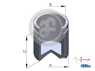 Поршень, гальмівний супорт, Autofren D0-25452