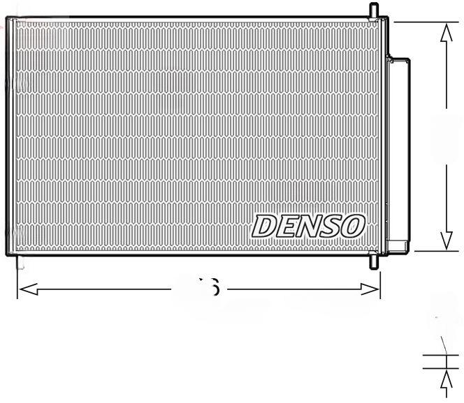 Конденсатор, система кондиціонування повітря, Denso DCN50041