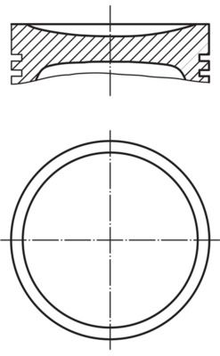 Поршень, Mahle 0401100