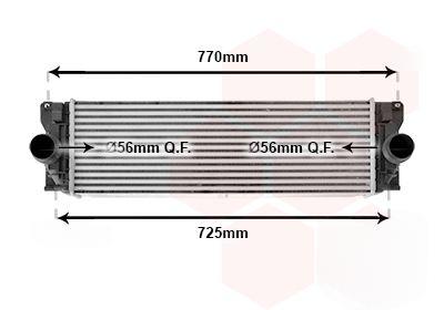 Охолоджувач наддувального повітря, Van Wezel 30004582