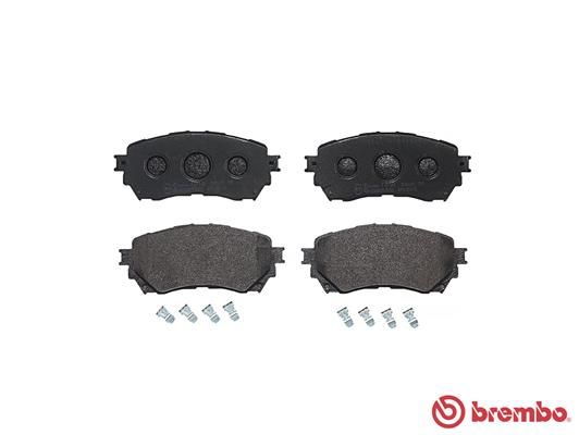 Комплект гальмівних накладок, дискове гальмо, Brembo P49048