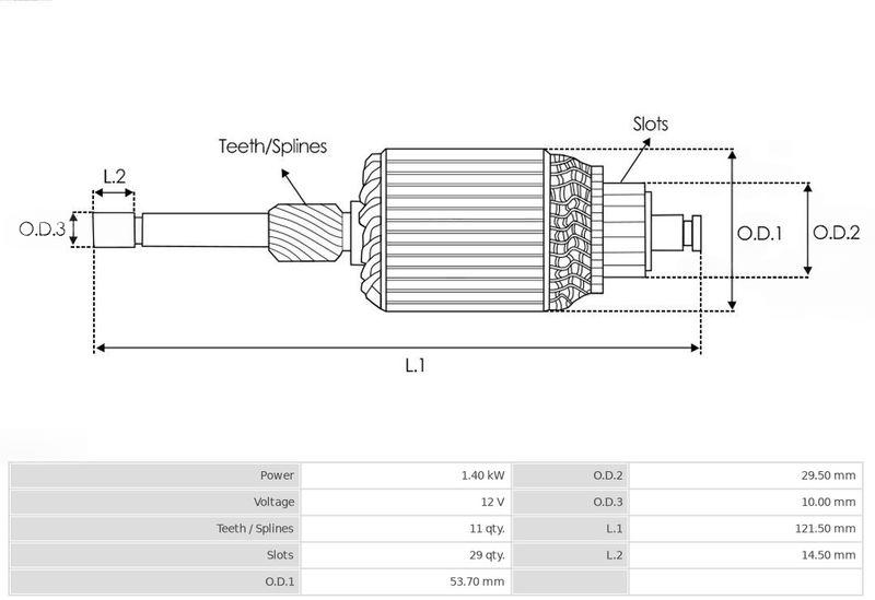 Анкер, стартер, Auto Starter SA5010