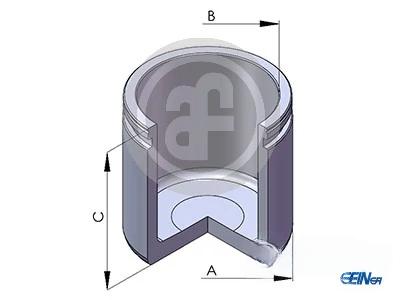 Поршень, гальмівний супорт, Autofren D0-25385