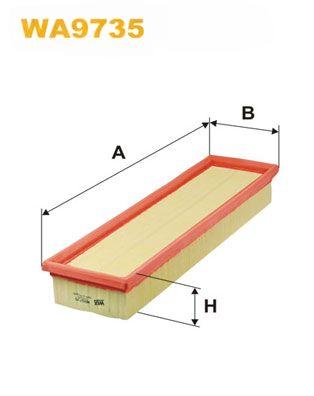 Повітряний фільтр, Wix Filters WA9735