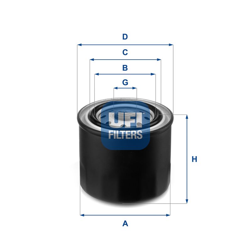 Оливний фільтр, Ufi 23.259.00