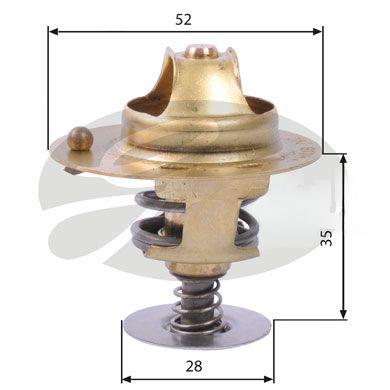 Термостат, охолоджувальна рідина, Gates TH14178G1