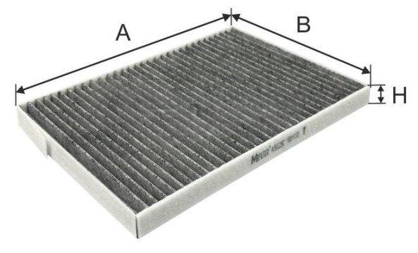Фільтр, повітря у салоні, Mfilter K9129C