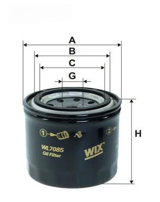 Оливний фільтр, Wix Filters WL7085