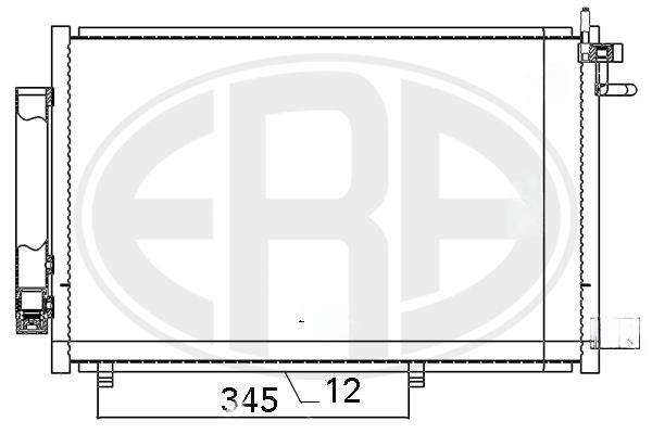 Конденсатор, система кондиціонування повітря, Era 667031