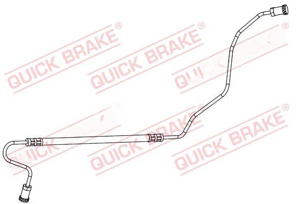 Гальмівний шланг, 650мм, Quick Brake 96.018