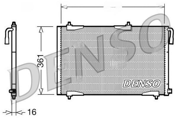 Конденсатор, система кондиціонування повітря, Denso DCN21002