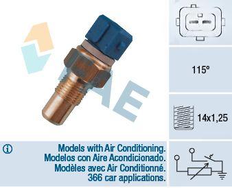 Датчик, температура охолоджувальної рідини, Fae 34110