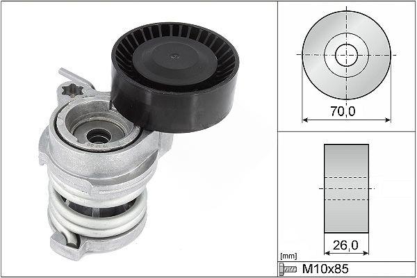 Натяжний пристрій, клиновий ремінь, Ina 534070810
