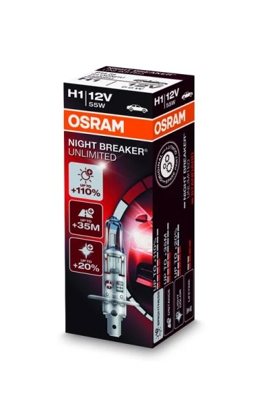 Лампа розжарювання, фара дальнього світла, Osram 64150NBU