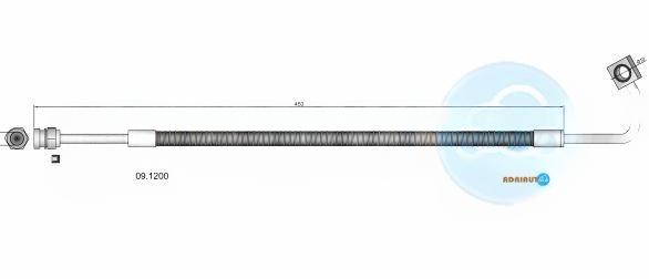 Гальмівний шланг, Adriauto 09.1200