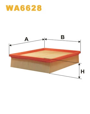 Повітряний фільтр, Wix Filters WA6628