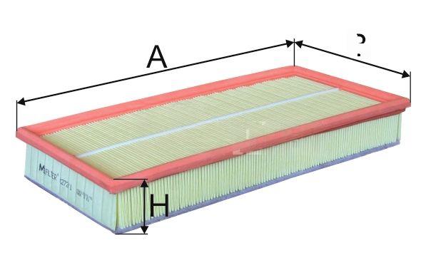 Повітряний фільтр, фільтрувальний елемент, Golf 99-06/Octavia 03-05 (з передфільтром), Mfilter K2721