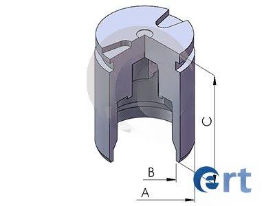 Поршень, гальмівний супорт, Ert 150226-C