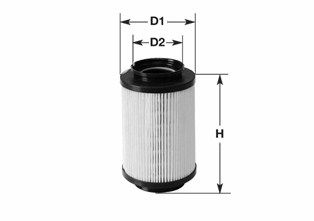 Фільтр палива, фільтрувальний елемент, Caddy III >03.06 (>2K-6-090000)/Golf V/Octavia A5, Clean Filters MG1610