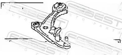 Опора, важіль підвіски, Febest NAB-L32B