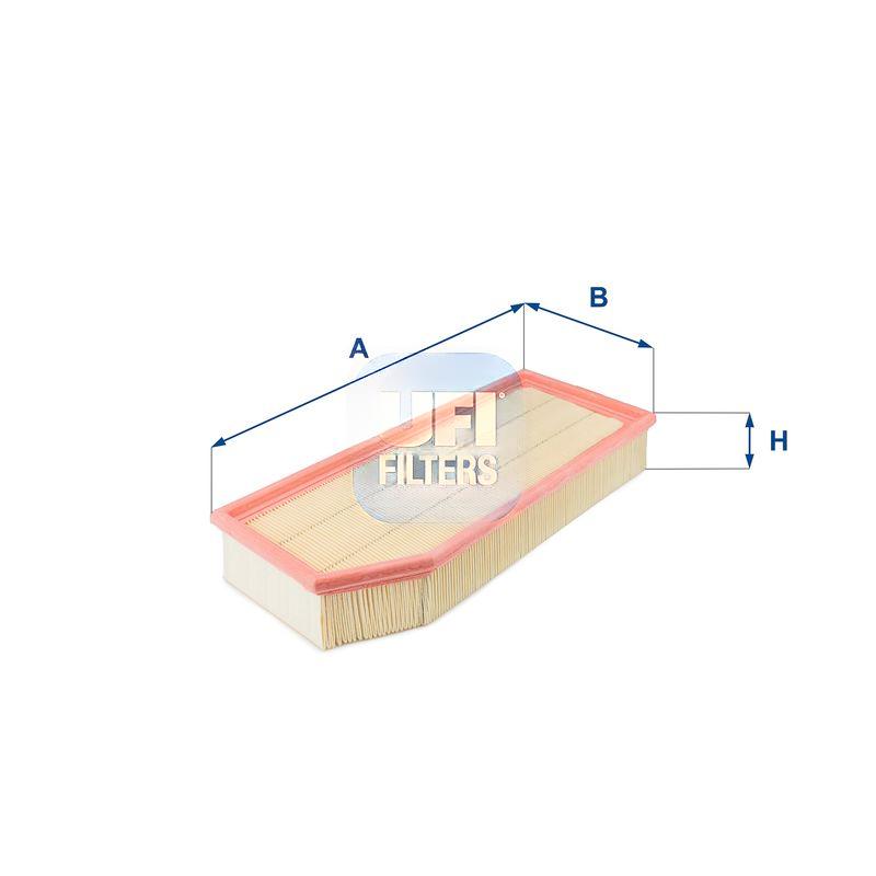 Повітряний фільтр, фільтрувальний елемент, Ufi 30.148.00