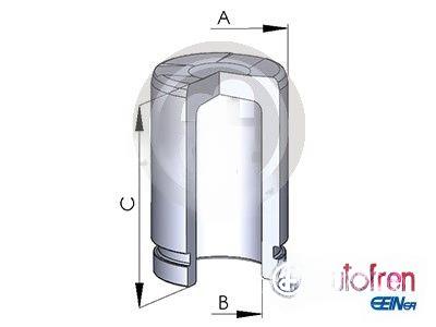 Поршень, гальмівний супорт, Autofren D0-25254